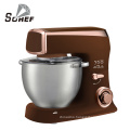 Modern style heavy duty Stainless steel wrapped plastic housing stand mixer kitchen with 1.5L glass blender